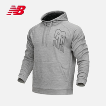 New Balance NB Official Male Lianhood splicing necropolis hooded sweatshirt with pocket AMT13021