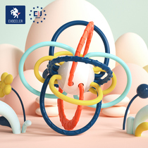 British evoceler baby toy Manhattan hand catch ball Newborn baby teether hand rattle Early education puzzle