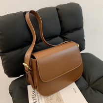 Niche texture retro small bag 2021 new bag womens bag shoulder bag advanced sense wild fashion small square bag