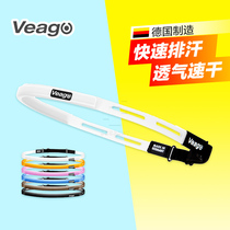 German VEAGO silicone lead Sweat Belt anti-sweat men and women marathon running ride fitness yoga hair band gutr