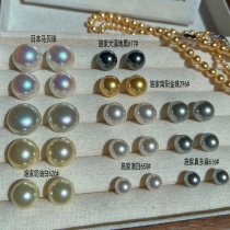 925 silver needle ins blogger fever with the same Hong Kong style retro high-end sense Swarovski bright pearl earrings ear clip