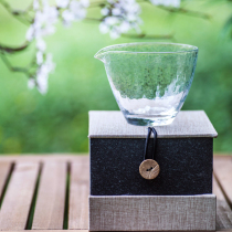 Spot Japanese imported Toyo Sasaki heat-resistant hammer eye pattern Road cup glass tea divider handmade glass tea set