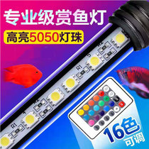 Fish tank super bright LED diving light remote control color changing fish tank waterproof tube aquarium parrot dragon fish Luo Han fish light
