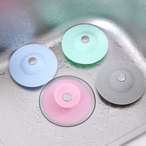 Kitchen pool plug toilet sink sewer deodorant press type floor drain cover wash basin plug leak