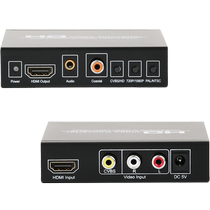 UTing AV to HDMI resolution converter 1080p to 1024x768 set-top box connected to TV 720p