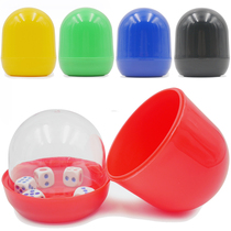 Dice dice cup set high-end bar KTV supplies color Cup transparent plug Cup with base sieve Cup Shaker