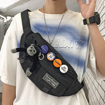 Tide Cards Summer Mens Chest Bag Sports Small Satchel Mens Purse Fashion Casual Sloped Satchel Pins New Packet Bag