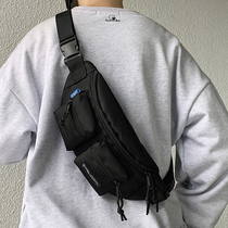 Tide brand shoulder bag Japanese small satchel bag Shoulder Bag Mens chest bag 2021 new mens running bag mobile phone bag tide
