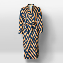 ITS NOTHING Li birthday with the same balls with the same nightgown striped autumn and winter pure cotton mens and womens couple pajamas