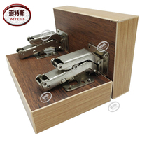 Special thick door panel thick plate 25mm30mm40 non-opening hinge hinge cabinet door large angle heavy-duty folding door hinge