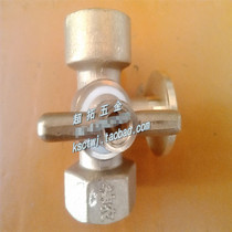 Thickened pressure gauge exhaust valve with four-way cock pressure gauge valve pressure gauge Cock