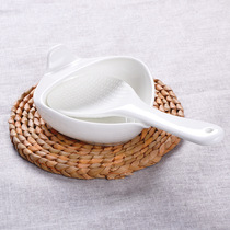  Rice cooker rice spoon Ceramic rice spoon Non-stick Japanese rice spoon Ceramic Korean tray rack set