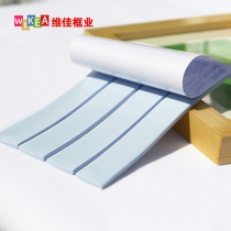 Incognito installation Blue glue living room European solid wood photo wall Decorative painting Photo wall Photo frame wall creative combination