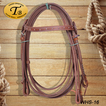 US imported Western-style cowhide water reins Western Saddle accessories cowboy equestrian wild riding show star Giant