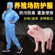 Farm Protective Clothing Special Conjoined Whole Body Pig Farm Work Serve Pig Lap Suit Soft And Dust-Proof And Stink To Feed Pig Clothes