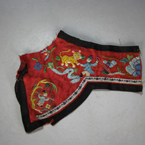 Qing Dynasty old embroidery Wu Song Tiger story old embroidery silk fabric art Folk Collection old objects