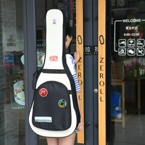 Guitar bag double shoulder 40 inch 41 inch 38 inch guitar bag shockproof plus cotton folk guitar bag wooden guitar bag