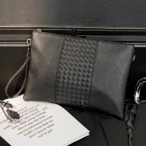 New Korean version Leisure hands Grab Bag Fashion Street Cortex Hands Bag Large Capacity Ipad Single Shoulder Inclined Cross Pack