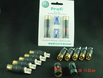 Import Neukock NEUTRIK NF2C-B 2 Newchuchuk ProFi Fever HIFI Sound RCA Lotus Plug