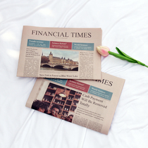 TAN photography props English newspaper retro ins Wind foreign language newspapers do old sex cold pose photo