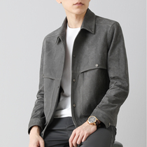 Yuppy charm fur jacket jacket men spring and autumn high-end fashion lapels casual jacket warm cotton jacket men