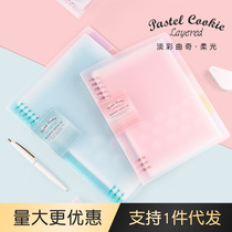 KOKUYO national reputation one meter new pure light color cookie soft light series A5 B5 A4 WSG-RUYP