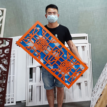 PVC grid partition carved board porch screen background wall cross board Chinese European modern hollow ceiling ceiling