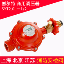 Chuangerte SYT2 0 commercial pressure reducing valve Safety explosion-proof fire stove liquefied gas low pressure valve Hotel hotel Evergreen