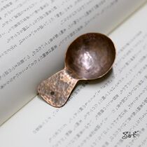 Cardamom spoon Hand-made spoon Yunnan spoon Coffee ice cream spoon Brass copper tea spoon 3D697