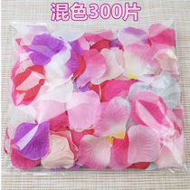 Plastic flower semi-plastic flower debate plastic petals rose surprise fake petals hand flower room wedding cloth flower