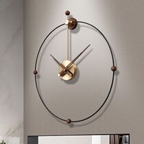 Modern creative personality model room living room Spanish style simple Nordic beauty big needle quartz clock wall clock watch