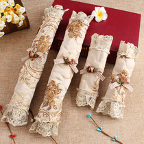 Eurostyle jacquard bar door knob cover double open door refrigerator handle sleeve armrest handle protective sleeve thickened anti-slip cover