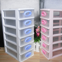Plastic drawer storage box Small drawer cabinet finishing cabinet Desktop storage cabinet Multi-layer office makeup underwear cabinet