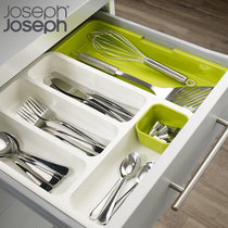 British Joseph tableware drawer organizer storage box cabinet split knife and fork chopsticks classification telescopic display home