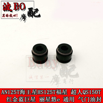 Applicable to AN Neptune HS125T Fuxing Star Red Gold Blue Superman QS150T You E Valve oil seal