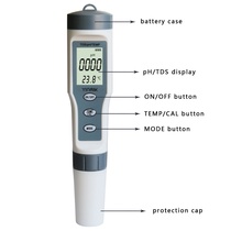 Manufacturer water quality testing pen multi-function pH acidity meter water purifier TDS test pen swimming pool fish tank