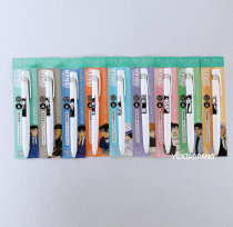 Detective Conan limited edition Zebra blen smooth shock absorption ballpoint pen black core 0 7mm