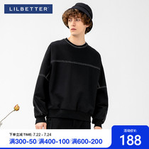 Lilbetter autumn sweater mens national tide hooded student top Loose tide brand Japanese clothes jacket tide ins