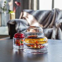 IF award-winning Nude Turkey imported crystal glass storage jar jewelry box ornament ornaments