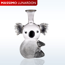 Spot Italy imported Massimo Lunardon handmade glass koala decanter hip kettle vase