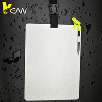180X150mm Flat type underwater writing tablet Handwriting tablet Underwater note board Scuba diving equipment supplies