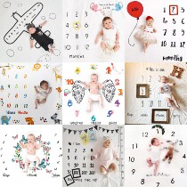 Hanfeng baby photography digital background cloth home creative fashion newborn full moon photography props ins ins