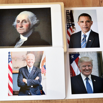 US President Card Early Education Flash Card Right Brain Potential Development Card Childrens Educational Toys