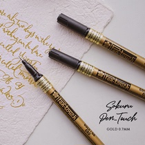 Japanese sakura cherry blossom paint pen golden signature pen invitation letter letter envelope special writing pen sign pen