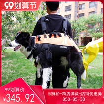 Pet medium and large dog backpack back dog artifact back dog bag shoulder bag portable out walking stretcher Big Dog backpack