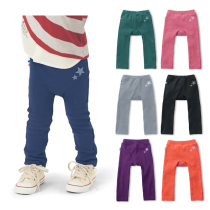 Baby elastic large pp trousers Children pure cotton plus gear pants 4 sides elastic 80-100 yards to exit Japan one thousand anecdotts