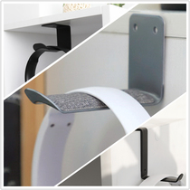 Wall-mounted headset headset cradle Headset Holder table bottom bookshelf ear rack adhesive headset stand internet cafe