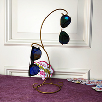 Metal glasses display stand creative suspension sun glasses Props sunglasses display cradle glasses shop decoration
