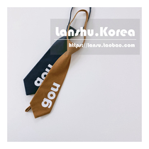 Lanshu lazy rat) Spot 8 11 Korean childrens clothing fashionable accent Korean style children tie 3207