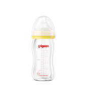 Bei pro baby wide-caliber natural real feeling glass bottle SS number pacifier 160ml child King